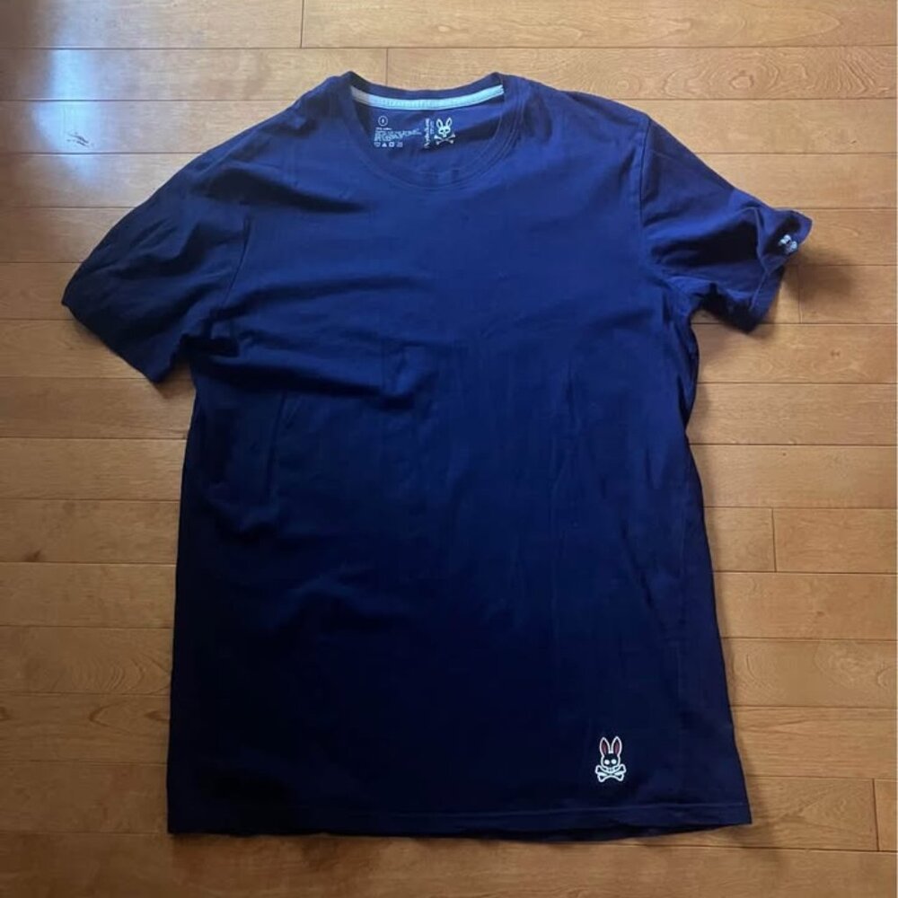 Psycho Bunny men's t-shirt small 100% cotton blue